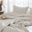 Washed Linen Quilt with Trim