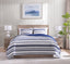 Chenille Striped Quilt Set & Shams