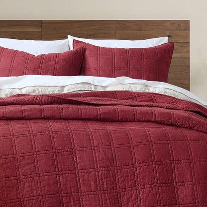 Prewashed  Cotton Quilt Set