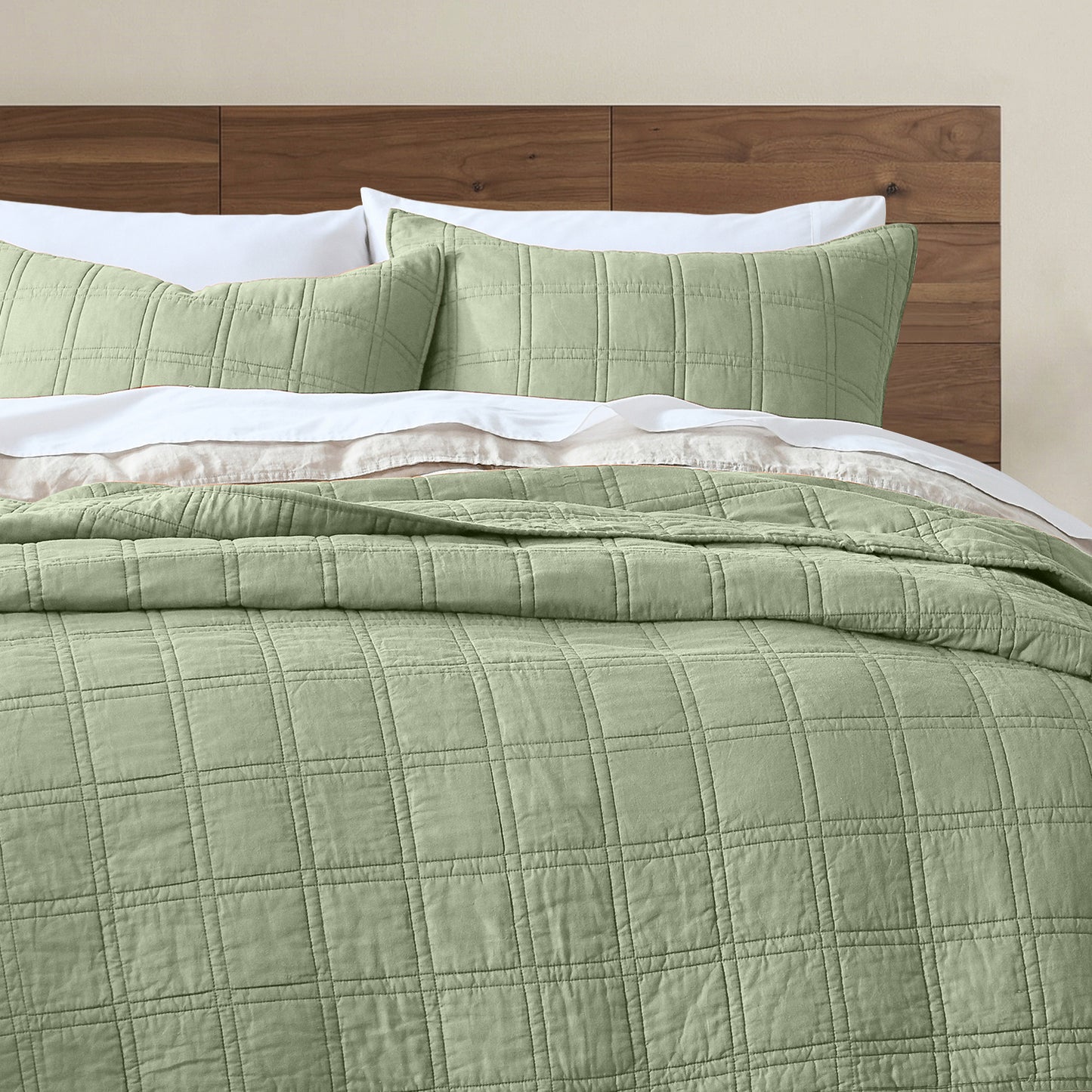 Prewashed  Cotton Quilt Set