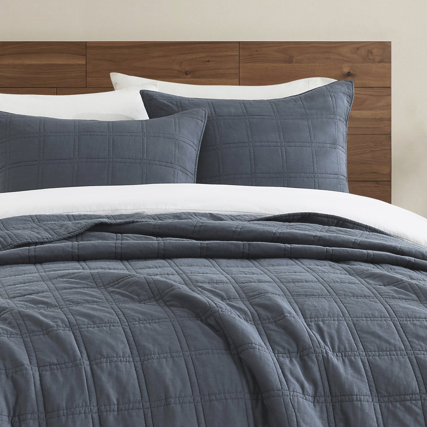 Prewashed  Cotton Quilt Set