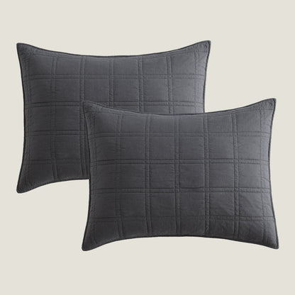 Prewashed 100% Cotton Quilted Pillow Shams
