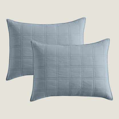 Prewashed 100% Cotton Quilted Pillow Shams