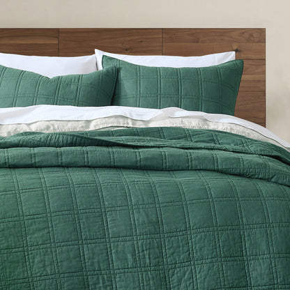 Prewashed  Cotton Quilt Set