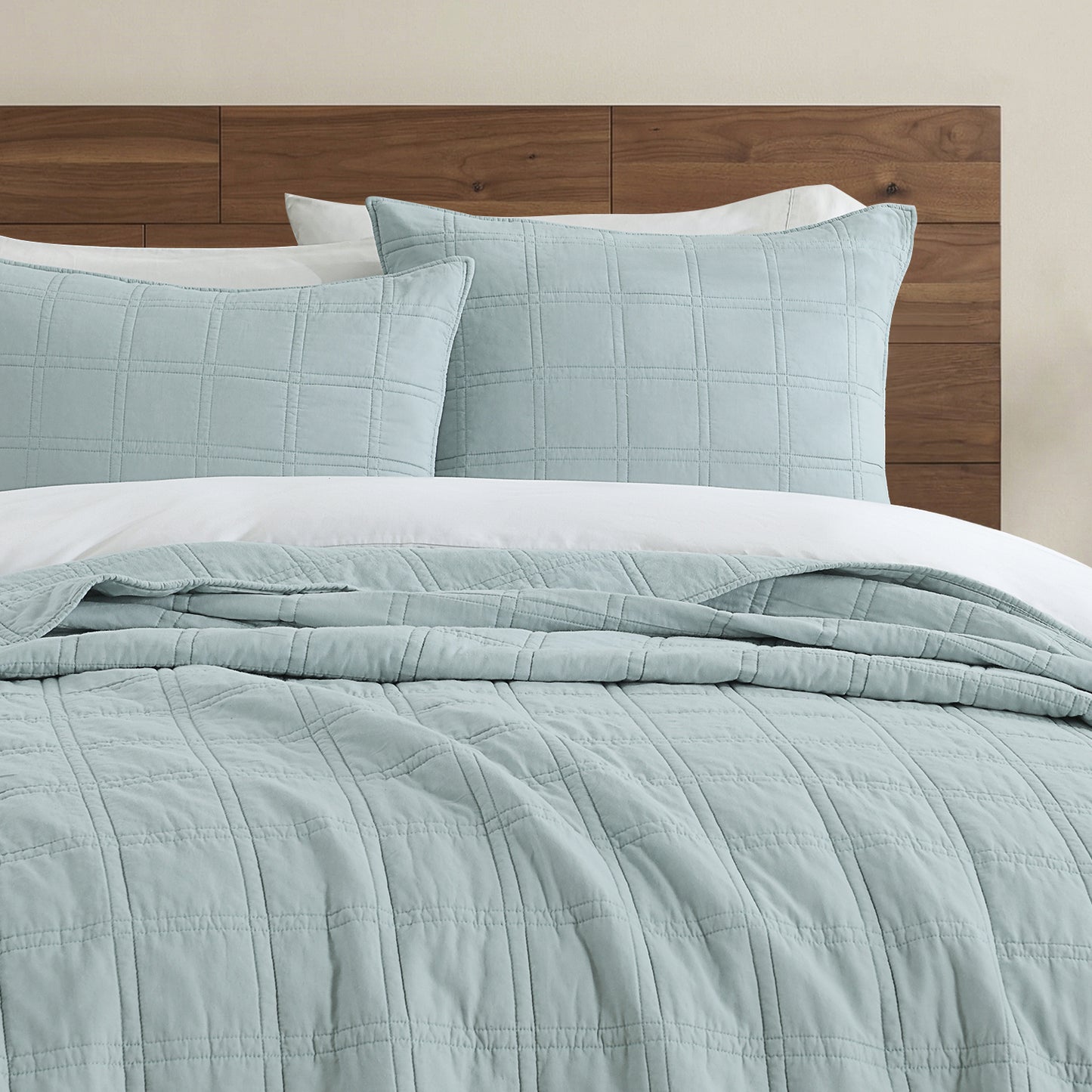 Prewashed  Cotton Quilt Set