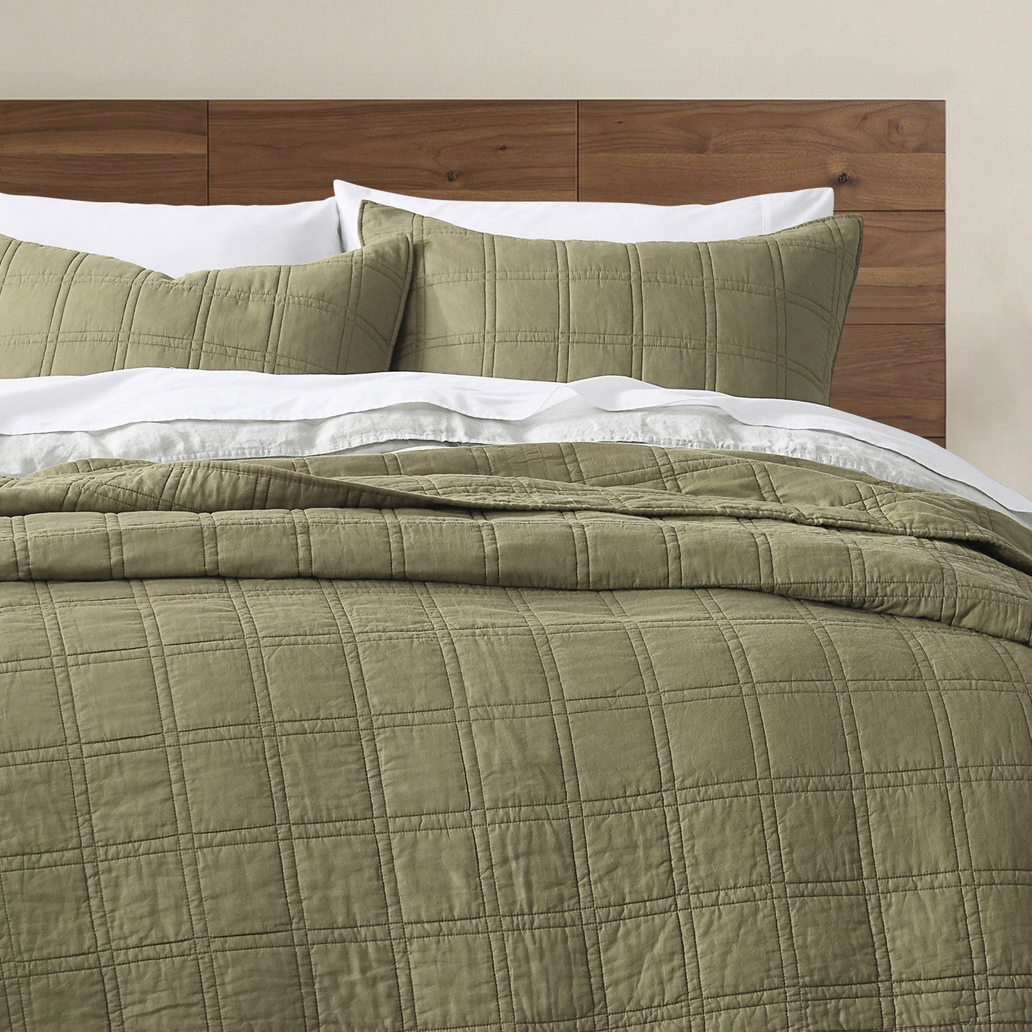 Prewashed  Cotton Quilt Set