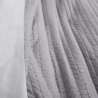 100% Cotton Striped Channel Stitch Bedding Set