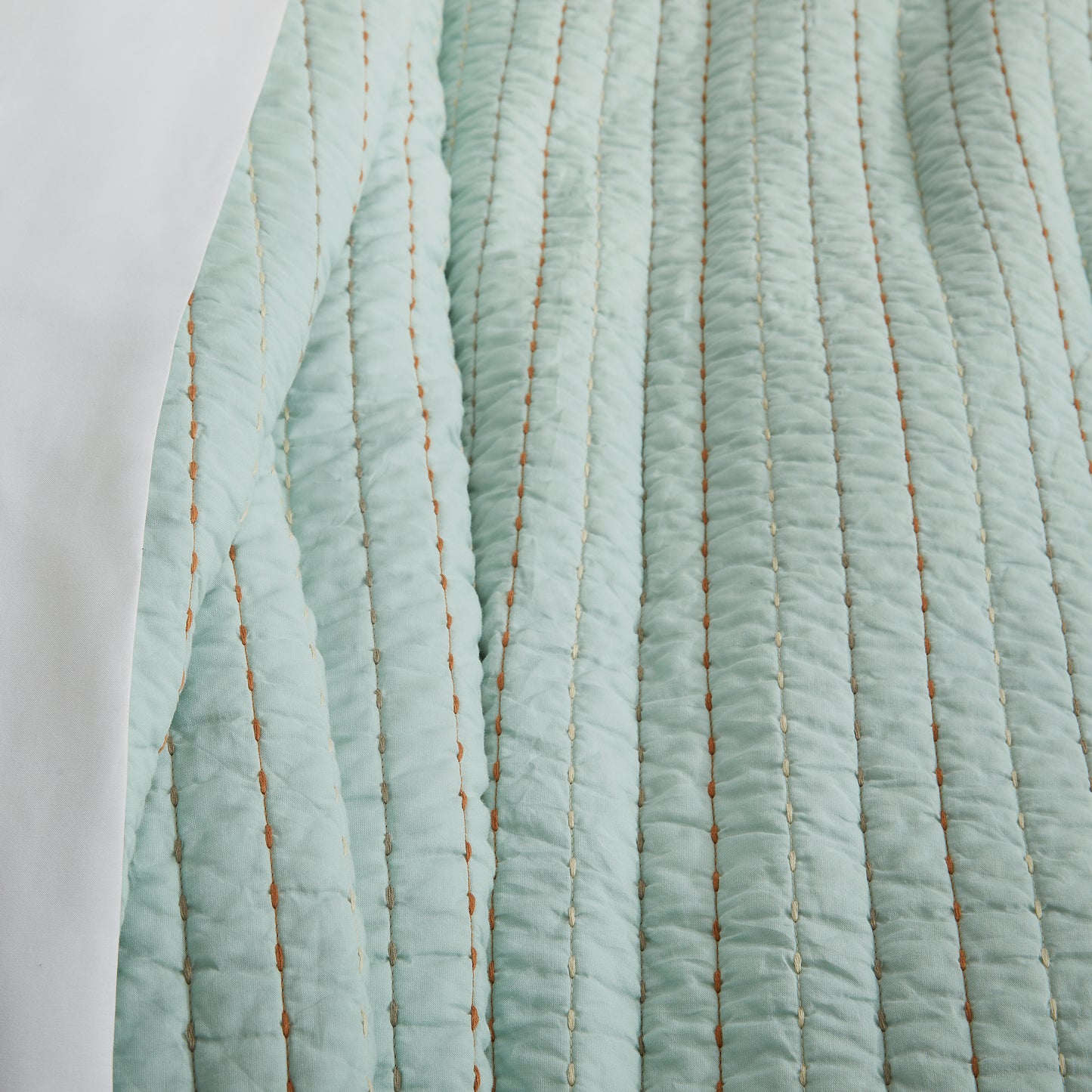 100% Cotton Striped Channel Stitch Bedding Set