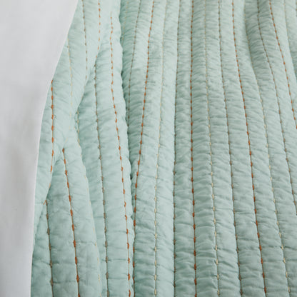 100% Cotton Striped Channel Stitch Bedding Set