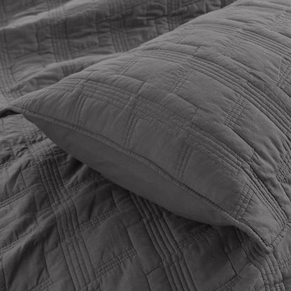 Geometric 100% Cotton Quilted Pillow Shams