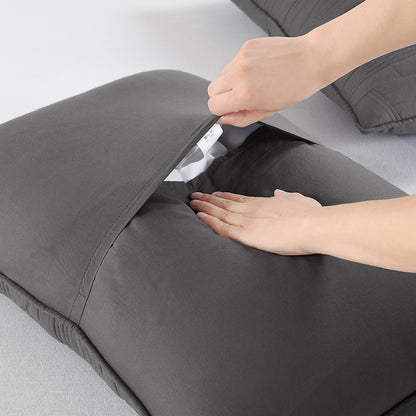 Geometric 100% Cotton Quilted Pillow Shams