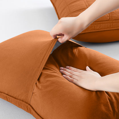 Prewashed 100% Cotton Quilted Pillow Shams