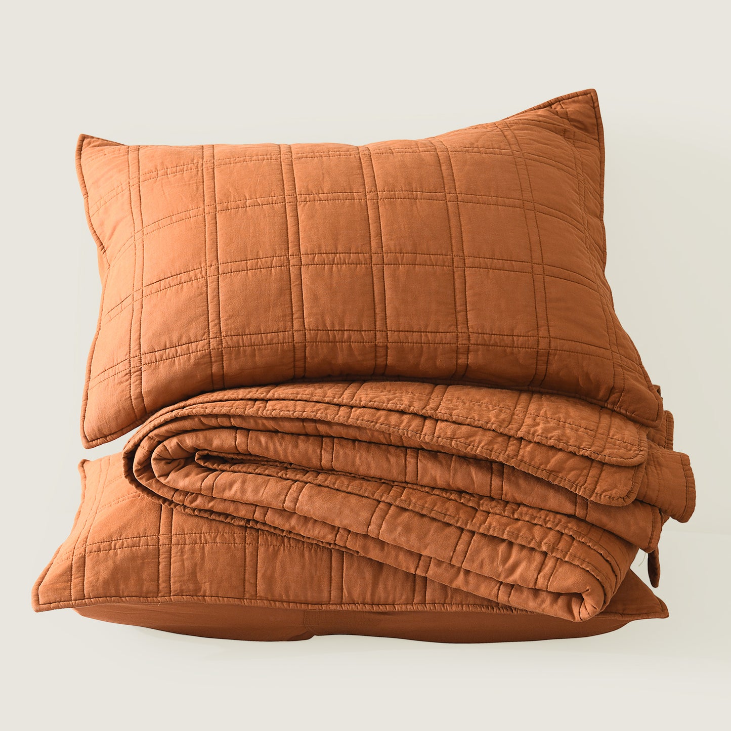 Prewashed  Cotton Quilt Set