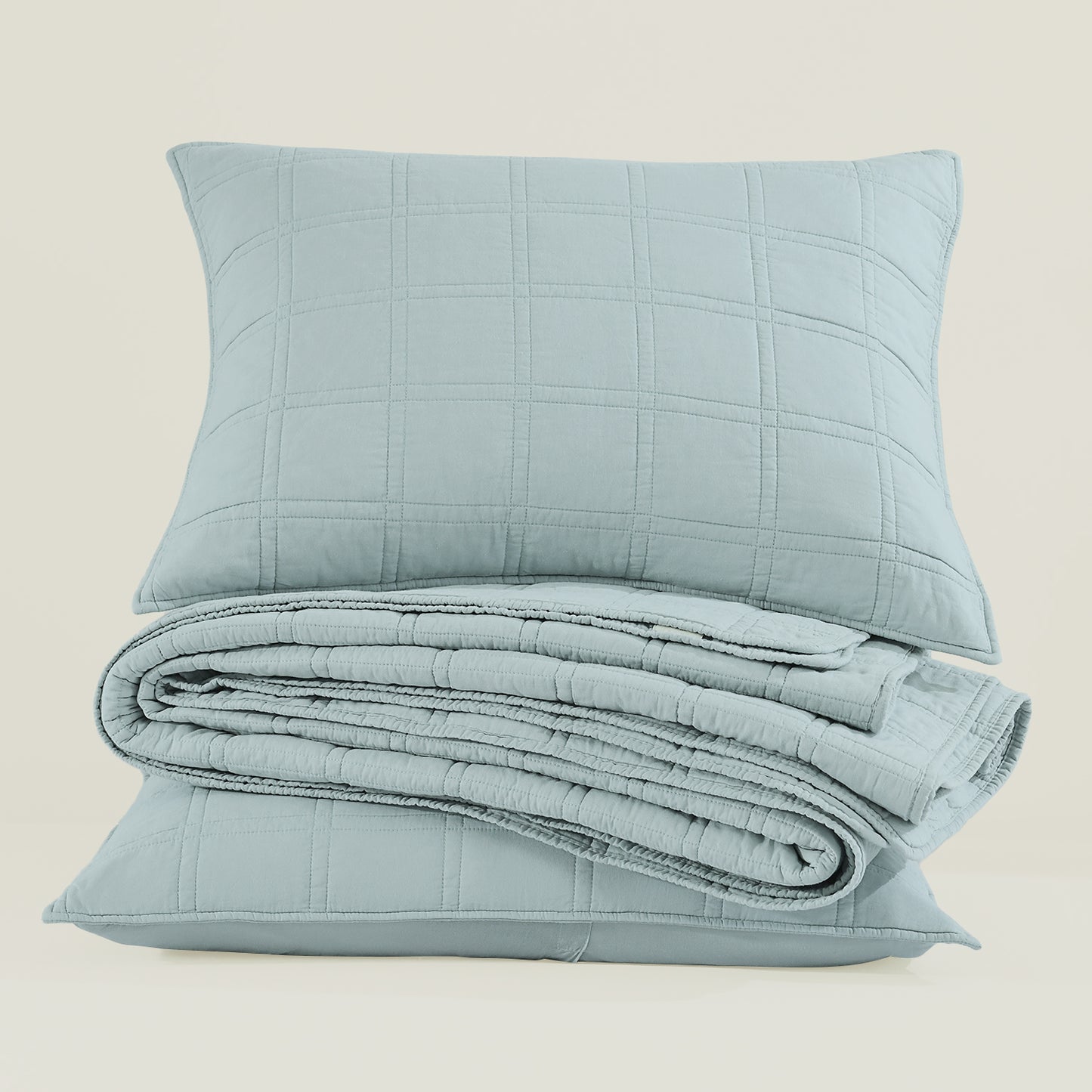 Prewashed  Cotton Quilt Set