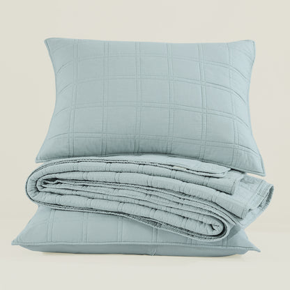 Prewashed  Cotton Quilt Set