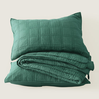 Prewashed  Cotton Quilt Set