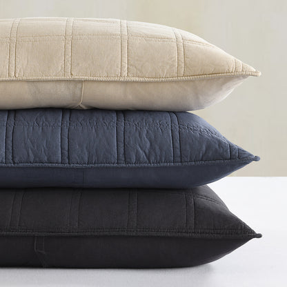 Prewashed 100% Cotton Quilted Pillow Shams