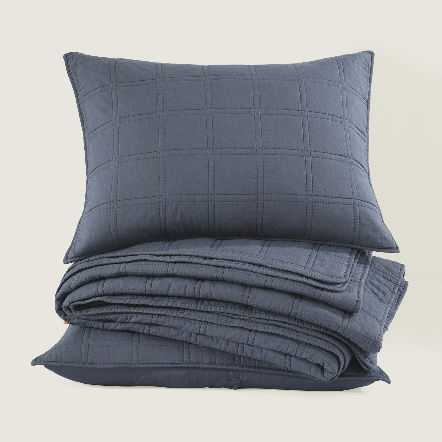 Prewashed  Cotton Quilt Set