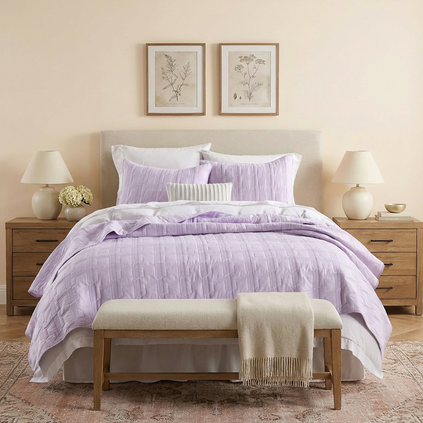 Geometric Cotton Quilt Sets