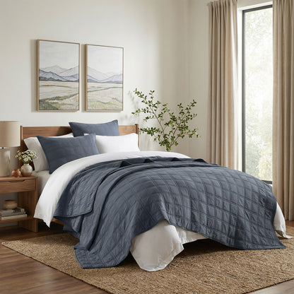 Prewashed  Cotton Quilt Set