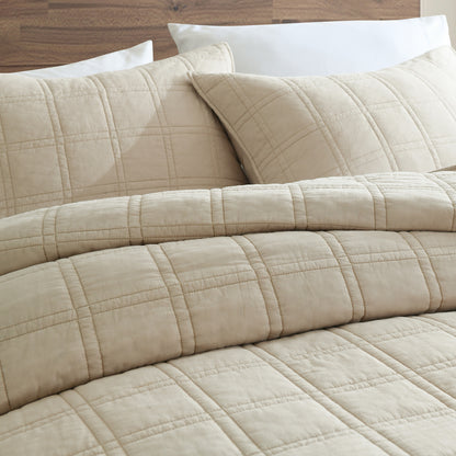 Prewashed 100% Cotton Quilted Pillow Shams