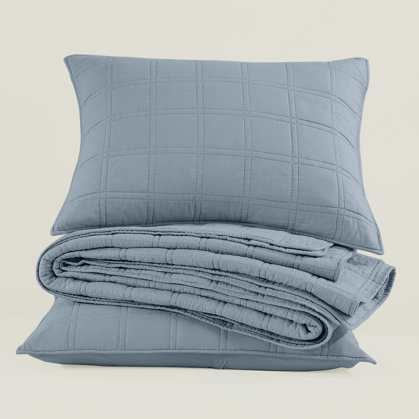 Prewashed  Cotton Quilt Set