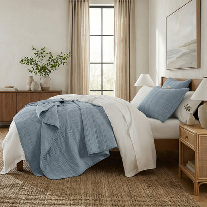 Prewashed  Cotton Quilt Set