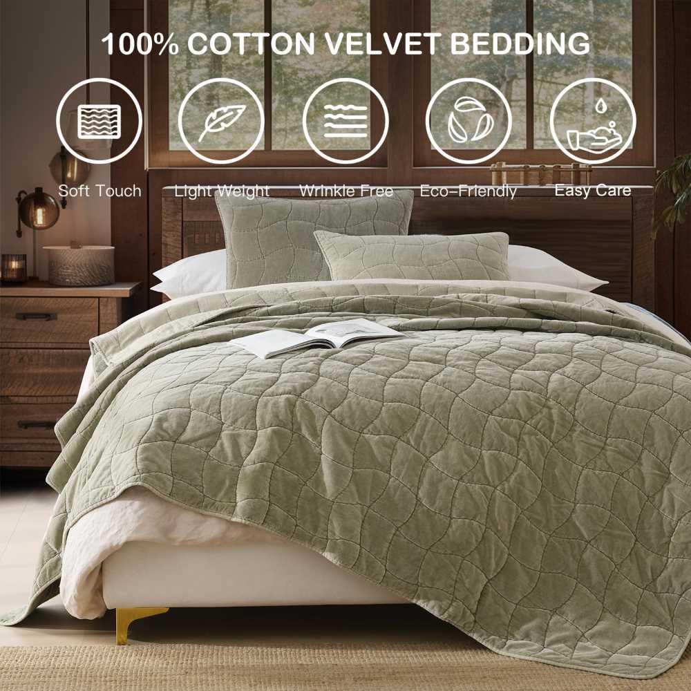 Velvet Cotton Cloud Quilt