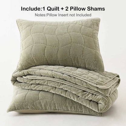 Velvet Cotton Cloud Quilt