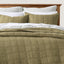Prewashed Cotton Quilt Set Sage Green