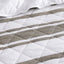 Chenille Striped Quilt Set & Shams