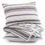 Chenille Striped Quilt Set & Shams