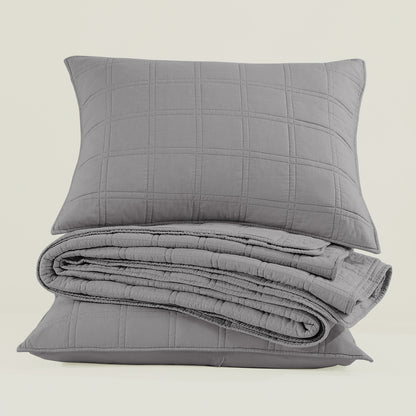 Prewashed  Cotton Quilt Set