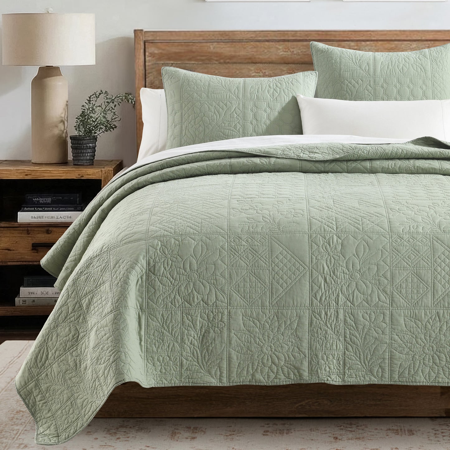 Quiet Haven Cotton Quilt  Set