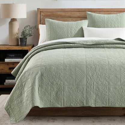 Quiet Haven Cotton Quilt  Set