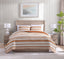 Chenille Striped Quilt Set & Shams