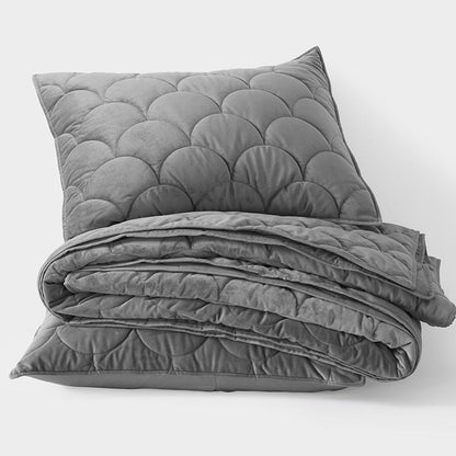 Luxury Velvet Quilt Set